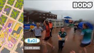 Headcam Orienteering: Bodø, Norway. NM sprint relay.