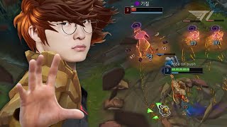 Faker's Rock Barrage!