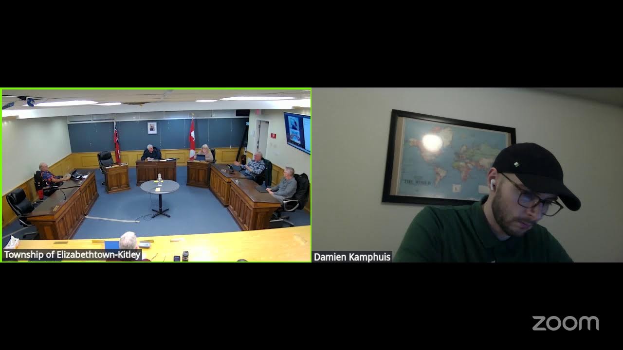 My MeetingTownship of Elizabethtown-Kitley Planning Advisory Committee meeting – December 18, 2025