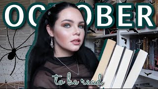october tbr 🕷🕸