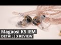 Magaosi k5 iem  unboxing  detailed review  magaosi k5 v2