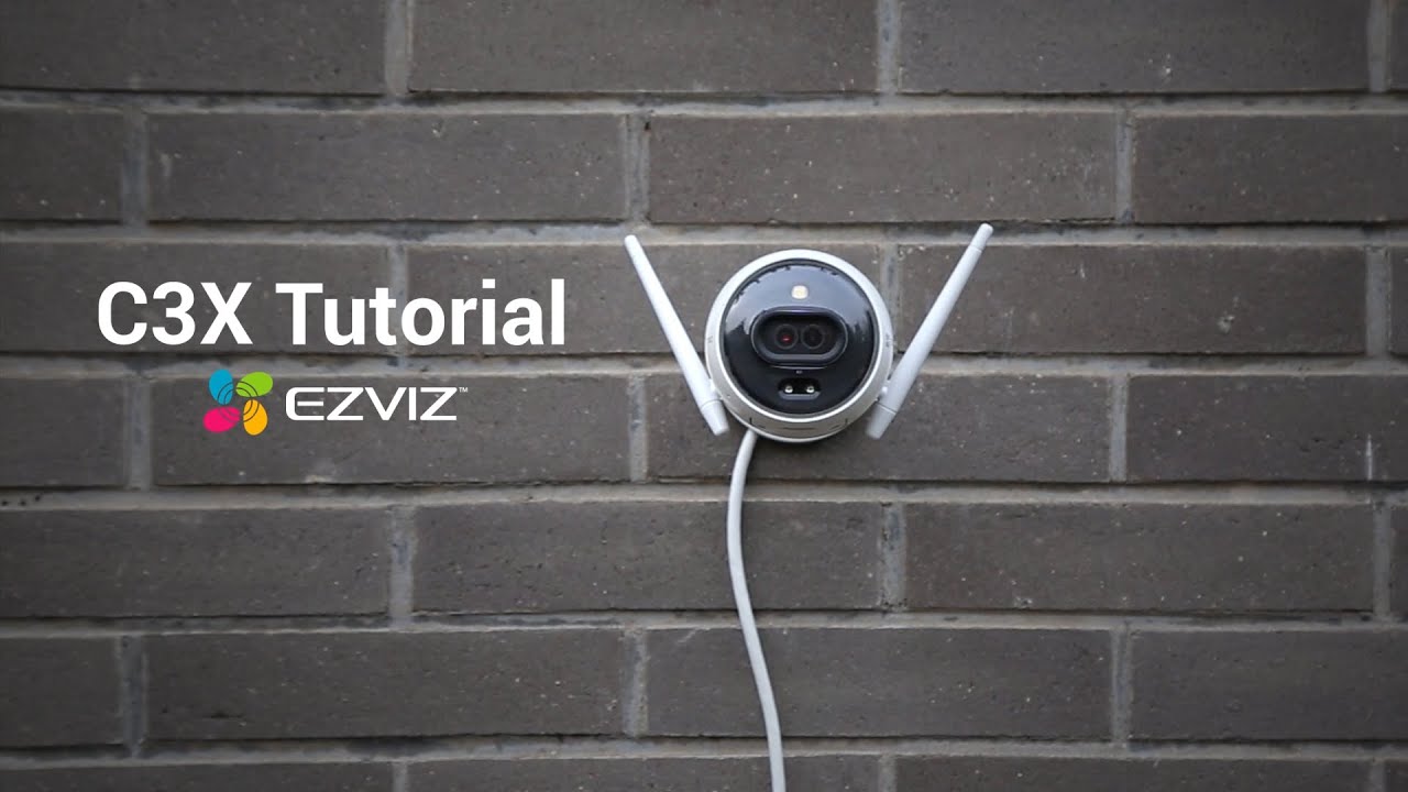 EZVIZ C3X How to set up and install C3X YouTube