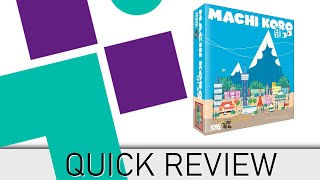 Quick Review of Machi Koro | Afterthoughts