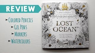 Lost Ocean by Johanna Basford Coloring Book Review
