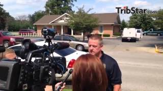 ISP Sgt. Joe Watts non Wednesday bank robbery in Farmersburg.