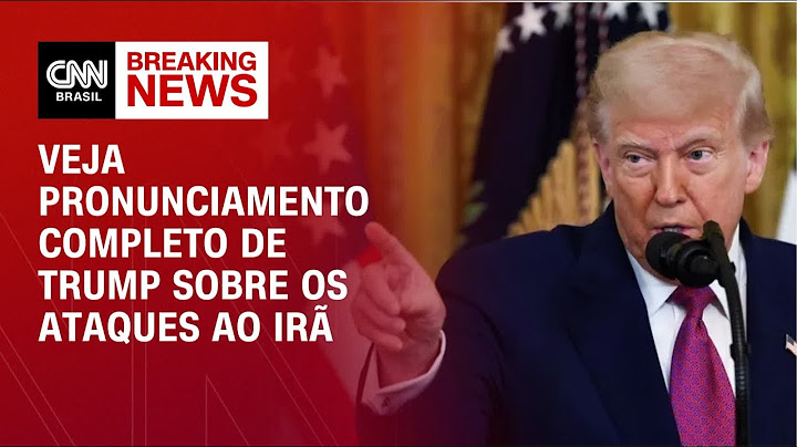 Trump faz pronunciamento sobre os ataques americanos ao Irã | CNN PRIME TIME