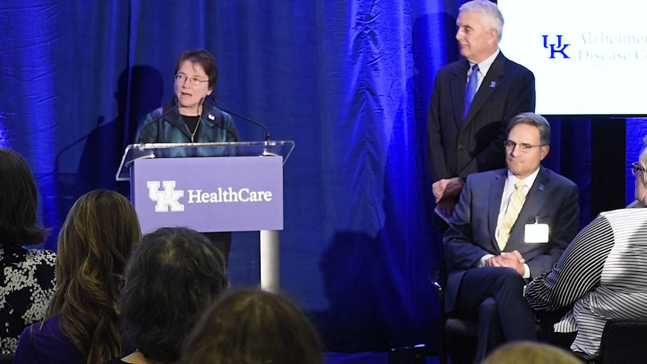 Linda Van Eldik, PhD, discusses the NIH grant for SandersBrown Center