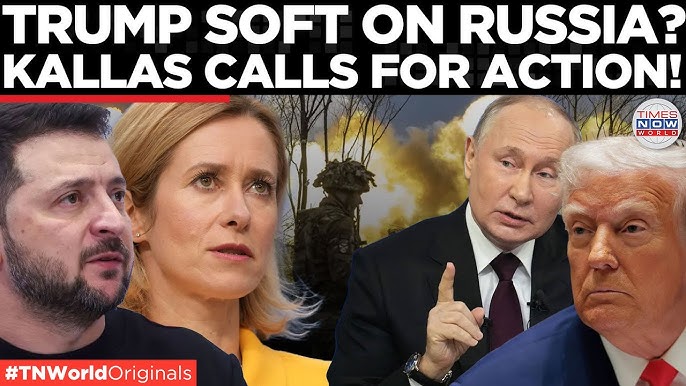 EU's Kaja Kallas Calls Out US After Trump Softens On Russia Sanctions! |  Times Now World - YouTube
