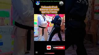 Taekwondo Attack Rehearsal | Controlled Sparring Training#shortvideo