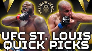 UFC St. Louis Quick Picks | Lewis vs Nascimento Predictions