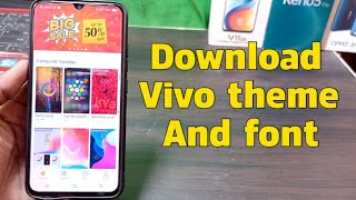How to download vivo theme and font tachnical sk channel