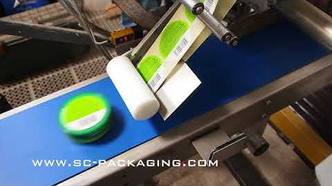 Atwell Top Labelling Machine Demo