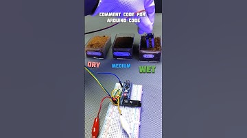 Arduino soil moisture sensor #electronics #arduino #sensor