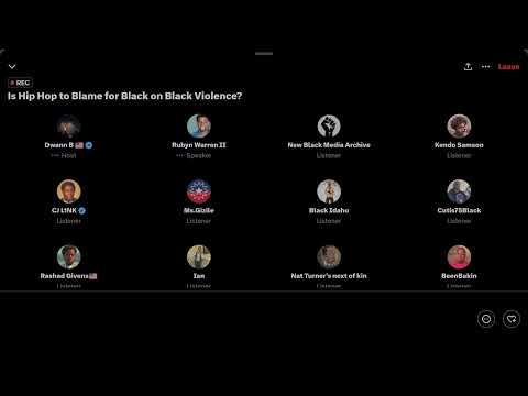 Hip Hop: The Driving Force Behind Black On Black Violence?