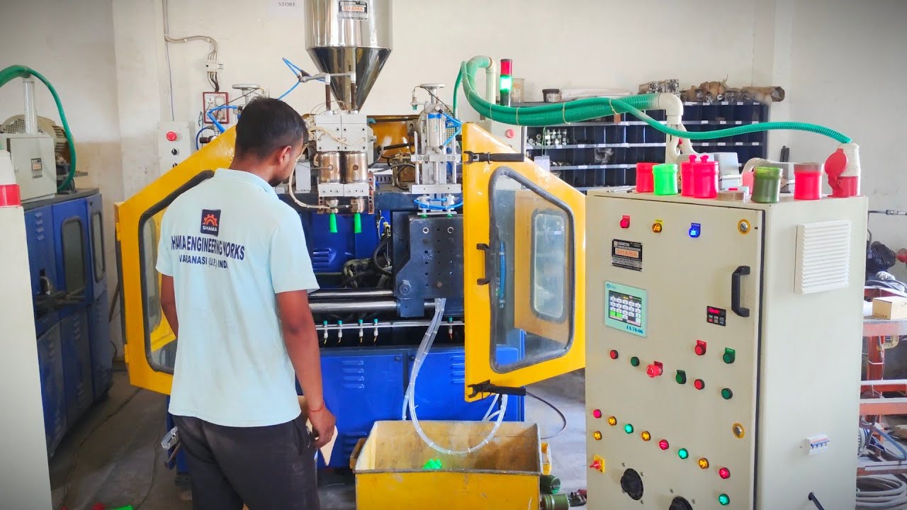 Cosmetic Bottle Banane Ka Machine | Blow Moulding Machine 