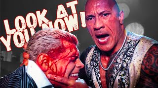 The Rock leaves Cody Rhodes bloody in parking lot attack