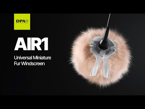 The unique construction of the AIR1 Universal Miniature Fur Windscreen