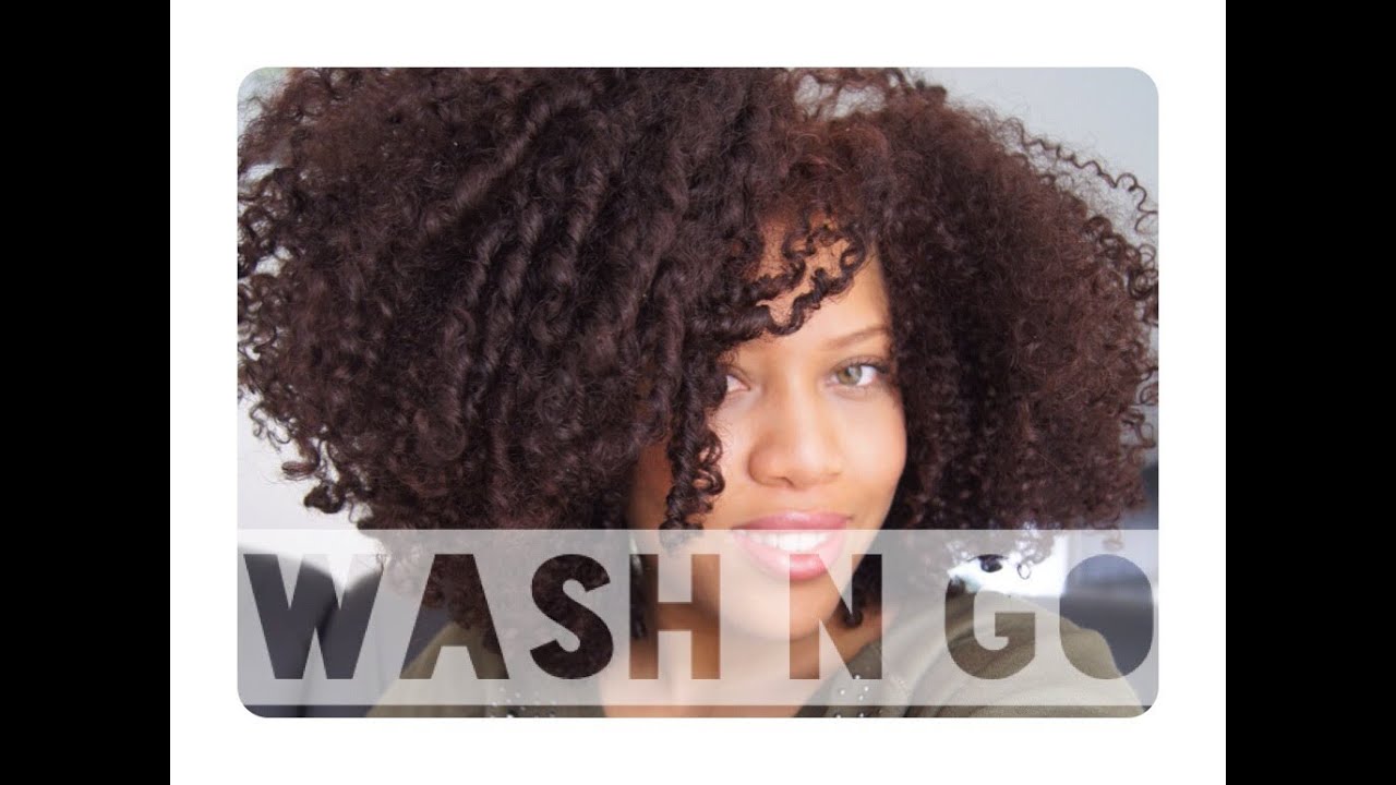The Perfect Wash And Go Natural Hair Youtube