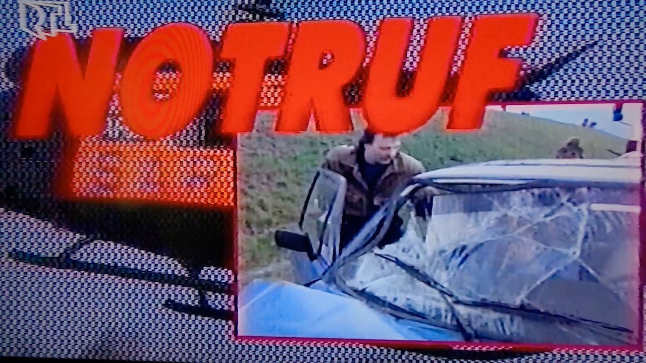 Feuerwehr und DRK Ahrweiler bei RTL Notruf 1992 - Verkehrsunfall auf der Autobahn A61 🚒🚑🚁🚓