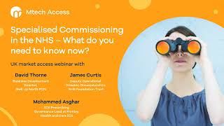 Specialised Commissioning in the NHS – What do you need to know now