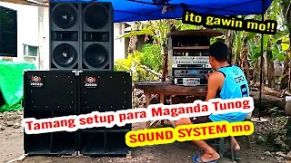 Celebrity Paano mag setup ng Sound System | How to setup Sound Sytem step by step | LOUD and CLEAR SOUNDS Net Worth