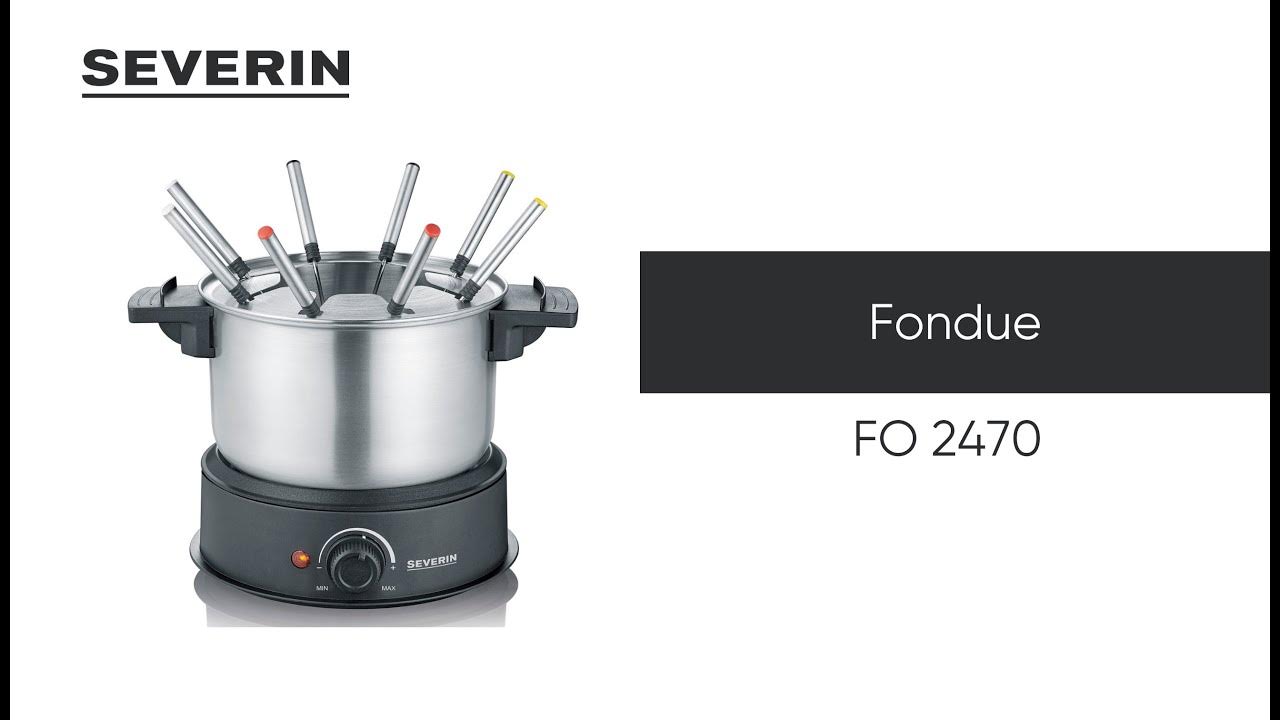 SEVERIN Fondue FO 2470 - YouTube