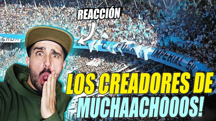 EXTRANJERO REACCIONA al CANTICO ORIGINAL de MUCHACHOS de RACING CLUB de AVELLANEDA 🇦🇷