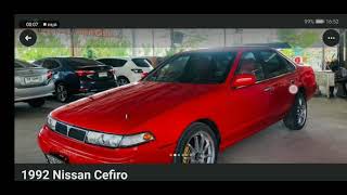 Nissan Cefiro A31 ตัวแรกสภาพน้ำสีแดงสดทันสมัยถูกใจวัยรุ่นแน่ค่ะ