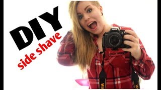 DIY Side Shave | Tom shaved my hair!!!