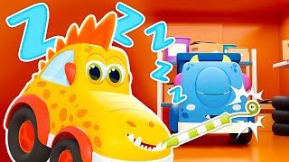 Good Morning, Monster Cars! The Wake Up song for kids. Nursery Rhymes &amp; Healthy Habit Song.