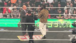 Paul Heyman face to face with Oba Femi - WWE Raw 10/12/2026