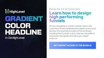 Design Stunning Gradient Text in GoHighLevel with CSS | Beginner-Friendly Tutorial