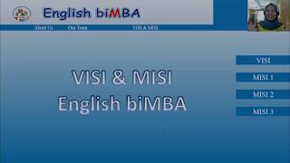 Visi Dan Misi English biMBA