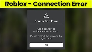 Roblox - Connection Error - Can