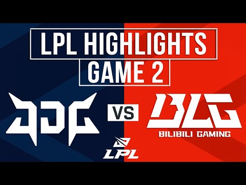 JDG vs BLG Highlights Game 2 | LPL 2024 Spring | JD Gaming vs Bilibili Gaming