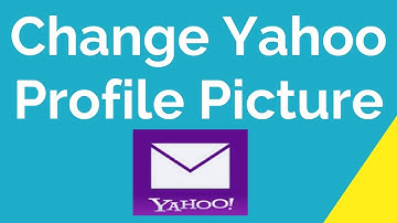 How to change Yahoo Profile Picture?