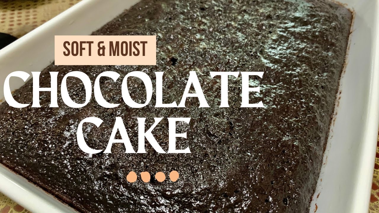 SOFT & MOIST CHOCOLATE CAKE RECIPE | EASY BYTES - YouTube