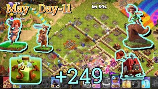 | Live Recorded Legend League May Season Day-11 Valkyrie Super Barbarian Root Rider |