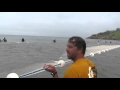 Pesca da Tainha Farol de Santa Marta 07/05/2016, canoa Maria Maré 40 toneladas 2° Parte.