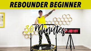 30 Minutes FUN With Four Beginner Senior Rebounder Workout Lymphatic System Drainage + Stretch