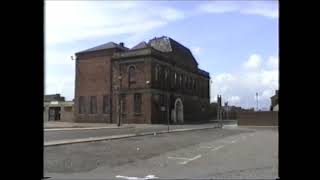 Drive along Prince Regent Street, Stockton in 1997 before much of it was demolished.