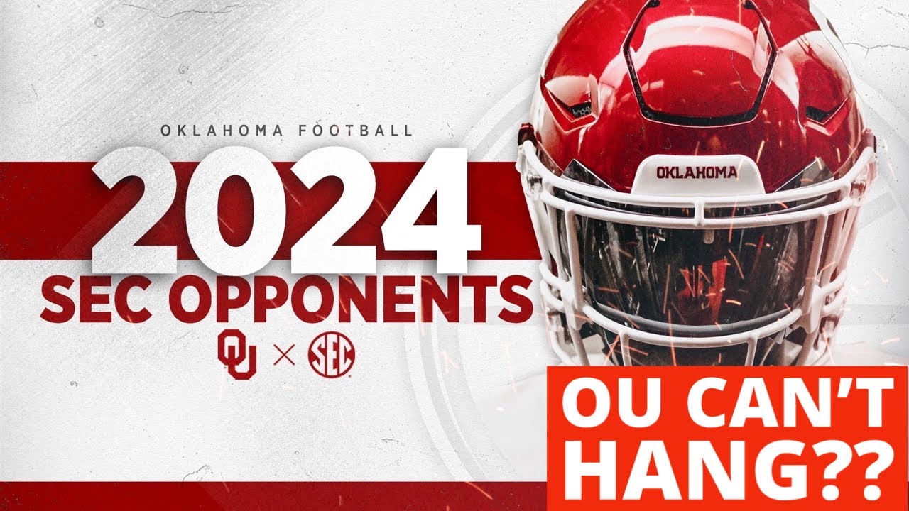 Oklahoma 2024 SEC Schedule Released, OU cant win in SEC??? YouTube