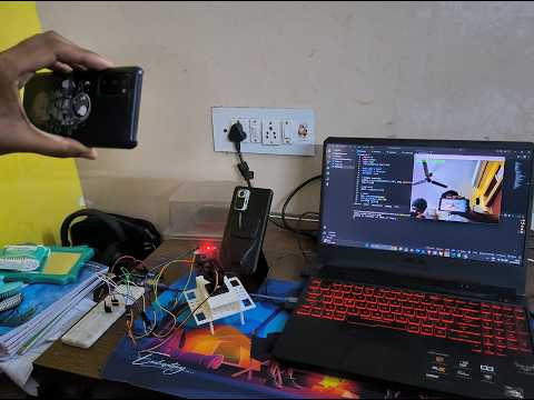 Drone Detection & Auto Laser Tracking using YOLOv8 + Arduino 🔥 Real-Time System