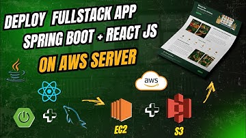 Spring Boot ReactJS MySQL Project Deployment on AWS in One Video | Grocery App with AWS EC2, S3