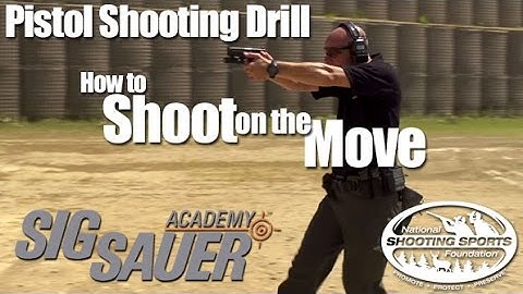 Pistol Shooting Drill: Shooting on the Move; Accurately | Shooting Tips from SIG SAUER Academy
