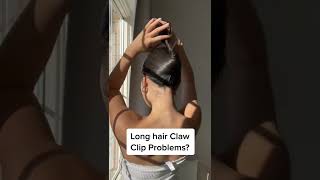 How to wear your Claw Clip with Long/Thick hair! A easy hair tutorial/ hair hack for your hair clip!