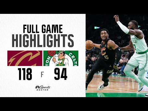 FULL GAME HIGHLIGHTS: Celtics drop Game 2 at home to Cleveland Cavaliers