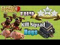 Dominating every bases with this army.😱th9..//Clash of Clans⚔️//kill squad hogs..