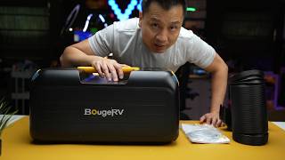 AC but for OUTSIDE?! Cool Tech Tuesday // BougeRV Portable Air Conditioner Review + Test