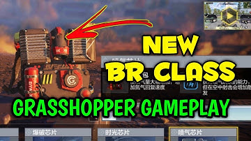 COD Mobile Season 8 New Battle Royale Class  - Grasshopper Gameplay 🤩🤩🤩